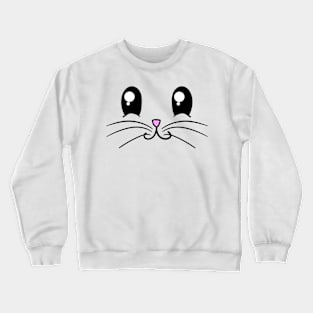 Laughing bunny face Crewneck Sweatshirt